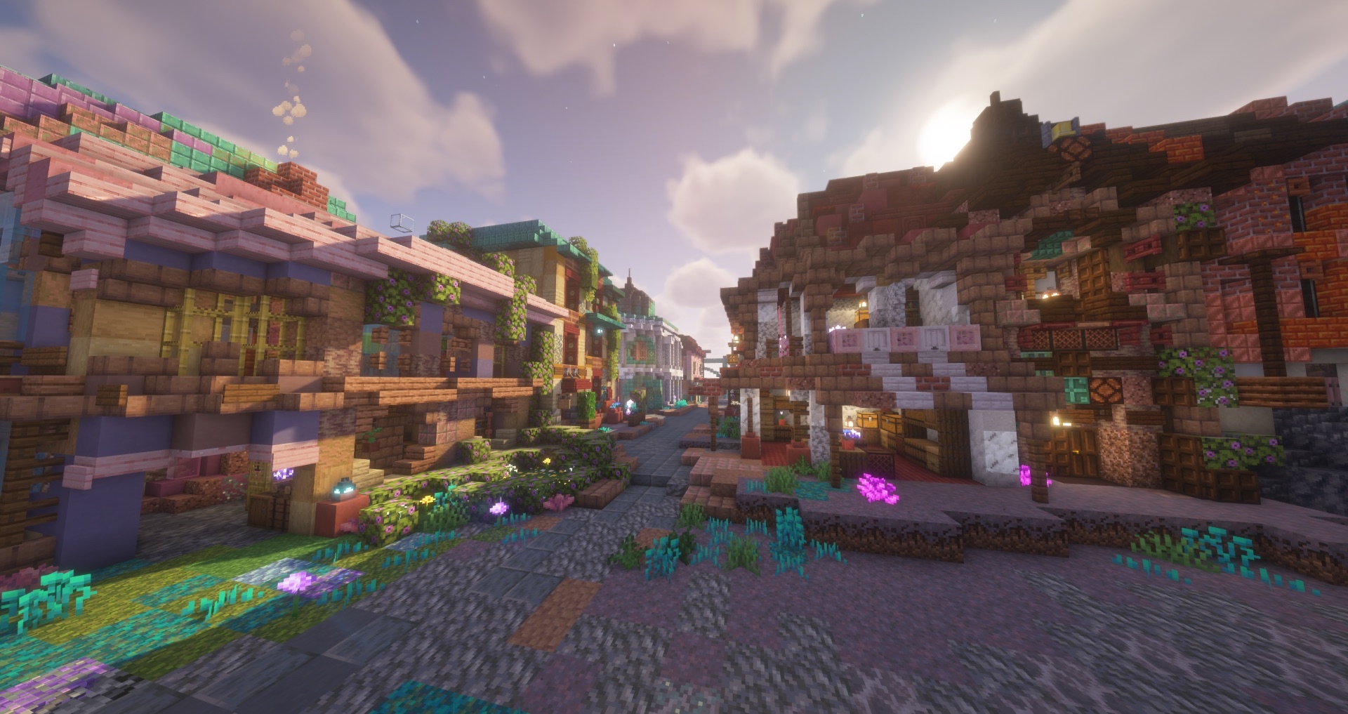 Front entrance of donut market